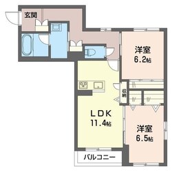 染（せん）の物件間取画像